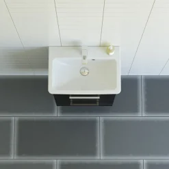 Online Scanbad MULTO LOTTO BADMØBEL SORT MED METALSKUFFER 55 CM