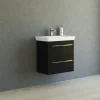 Clearance Scanbad MULTO LOTTO BADMØBEL SORT MED METALSKUFFER 65 CM