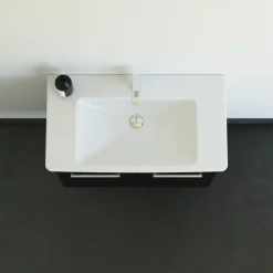 Outlet Scanbad MULTO LOTTO XL BADMØBEL SORT 2 LÅGER 85 CM
