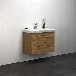 Hot Scanbad MULTO LOTTO XL BADMØBEL VARM EG MED METALSKUFFER 85 CM