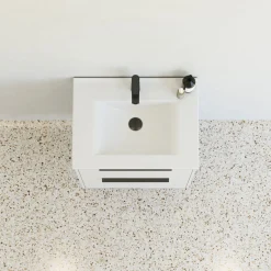 Best Scanbad NOW GLAT BADMØBEL MAT SAND 2 SKUFFER 61 CM