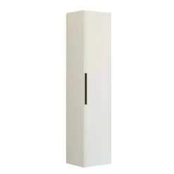 Sale Scanbad NOW STRIBET HØJSKAB HØJREHÆNGT HVID MAT 40 X 176 CM