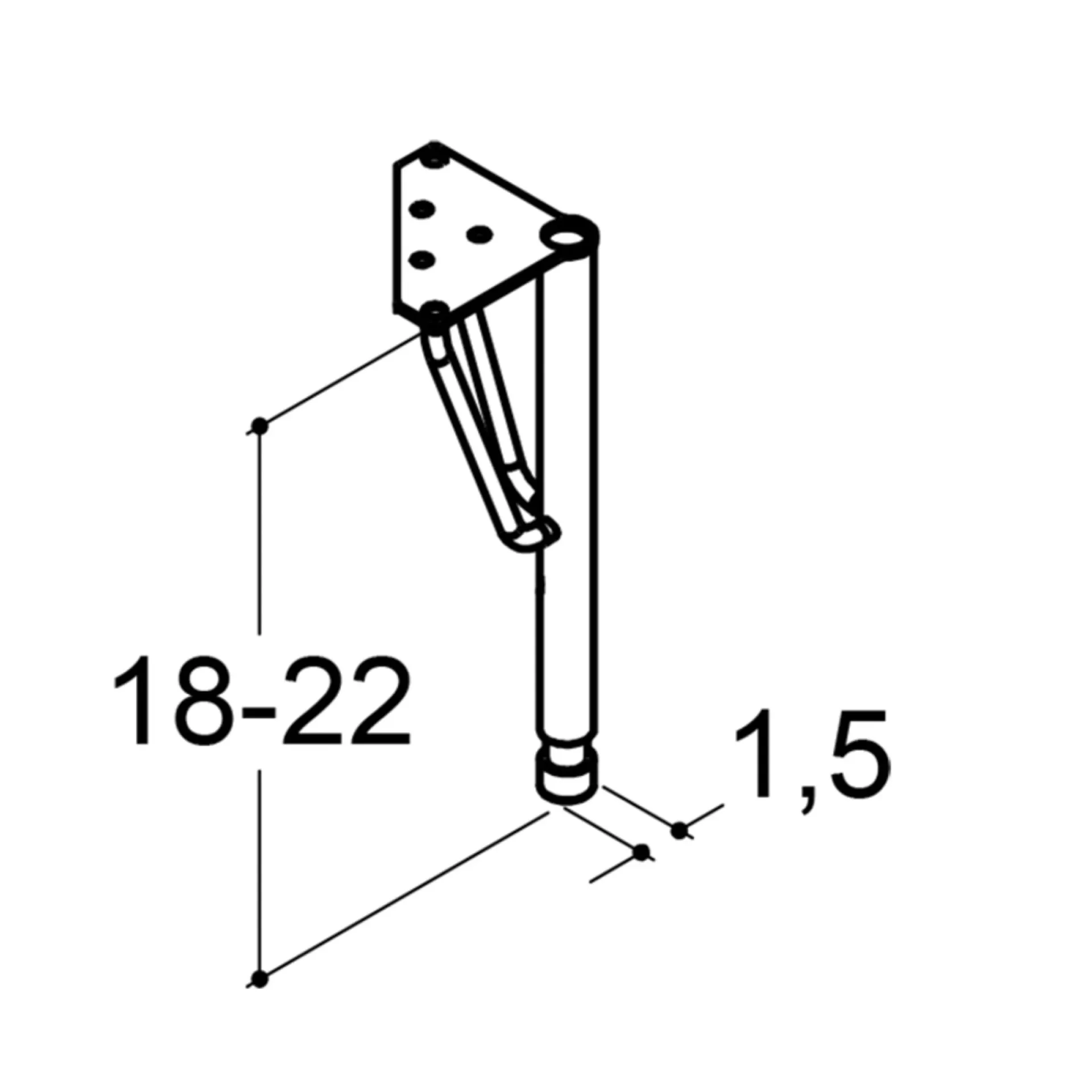 Best Scanbad PLAY STØTTEBEN MESSING 1,5 CM