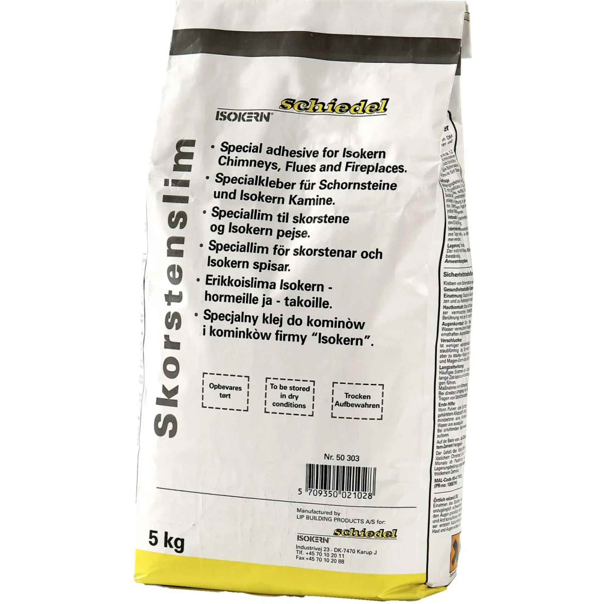Clearance Schiedel Isokern SKORSTENSLIM 5 KG