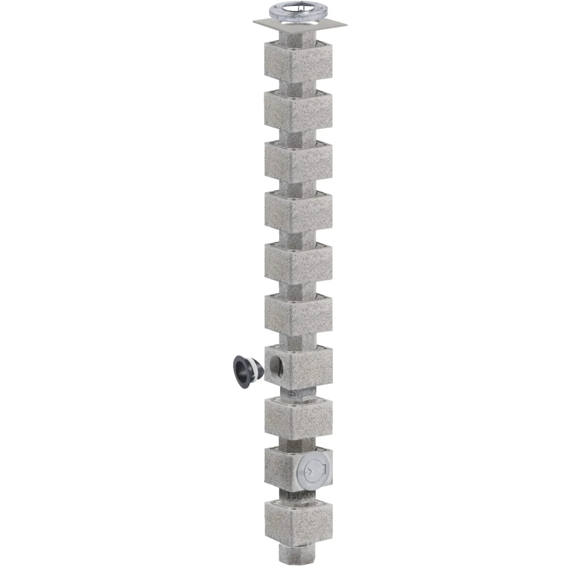 New Schiedel Isokern YDERMODUL 30 X 44 X 44 CM Ø32,5 MM