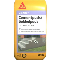 Clearance Sika SKALFLEX CEMENTPUDS GRÅ 20 KG