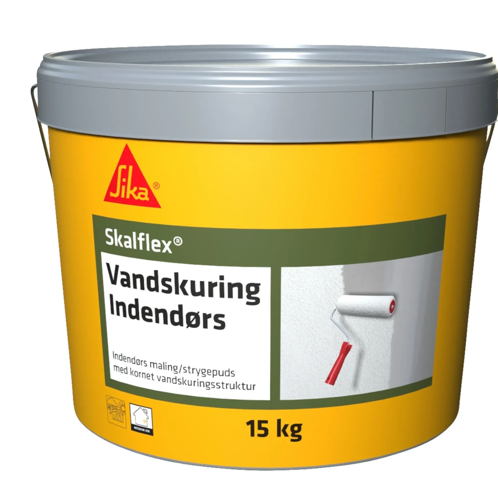 Hot Sika SKALFLEX VANDSKURING INDENDØRS VANDSKURINGSMØRTEL 15 KG HVID