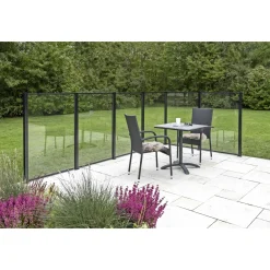 Skagen SYSTEMHEGN HEGNSMODUL KLAR GLAS 86.50 X 122 X 0.60 X 0.60 CM