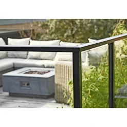Sale Skagen SYSTEMHEGN HÅNDLISTER SORT ALUMINIUM 7 X 5 X 190 CM