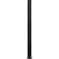 Outlet Skagen SYSTEMHEGN STOLPE SORT ALUMINIUM 5 X 125 X 5 CM