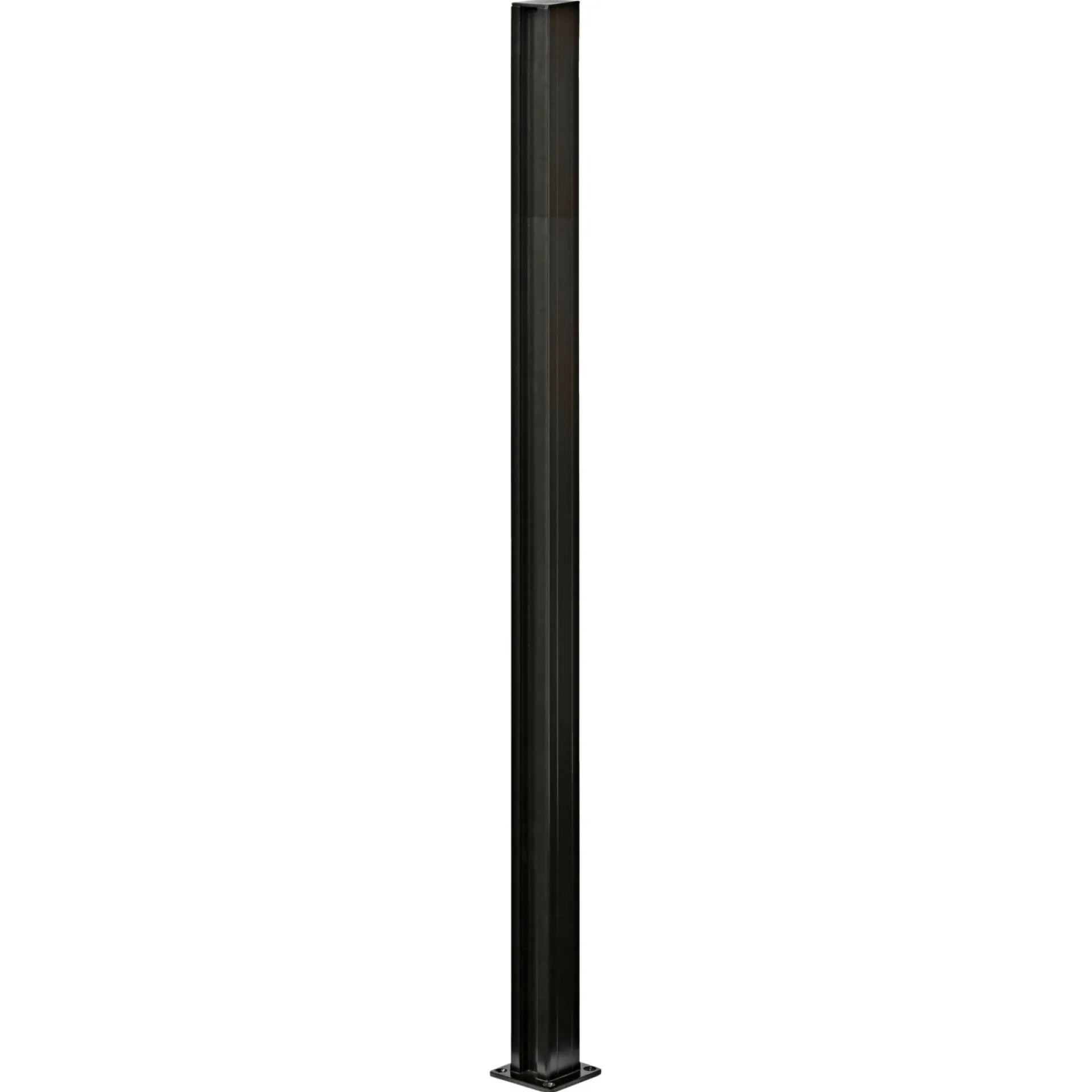 Outlet Skagen SYSTEMHEGN STOLPE SORT ALUMINIUM 5 X 125 X 5 CM