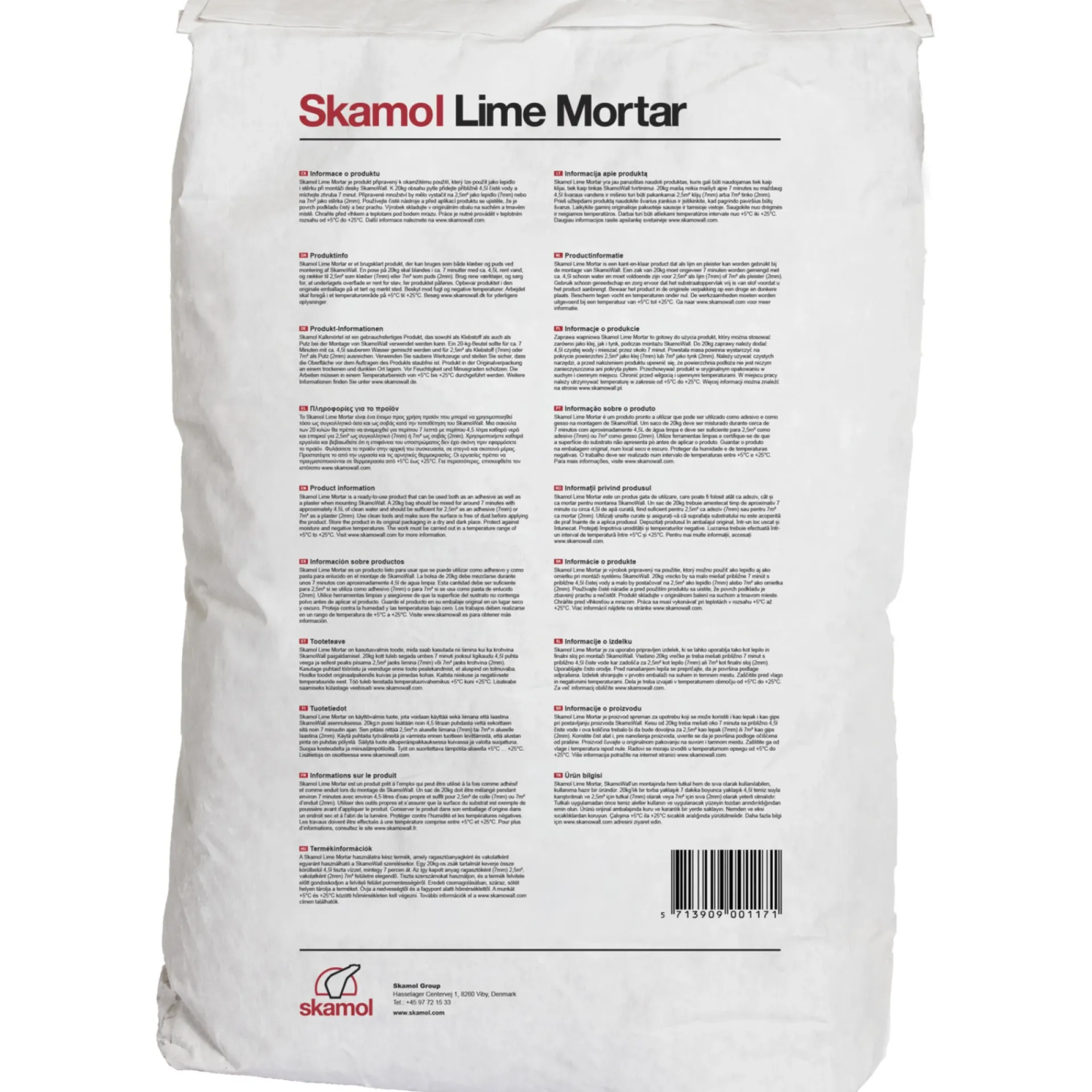 Online Skamowall LIME MORTAR KALKMØRTEL KNÆKKET HVID 20 KG