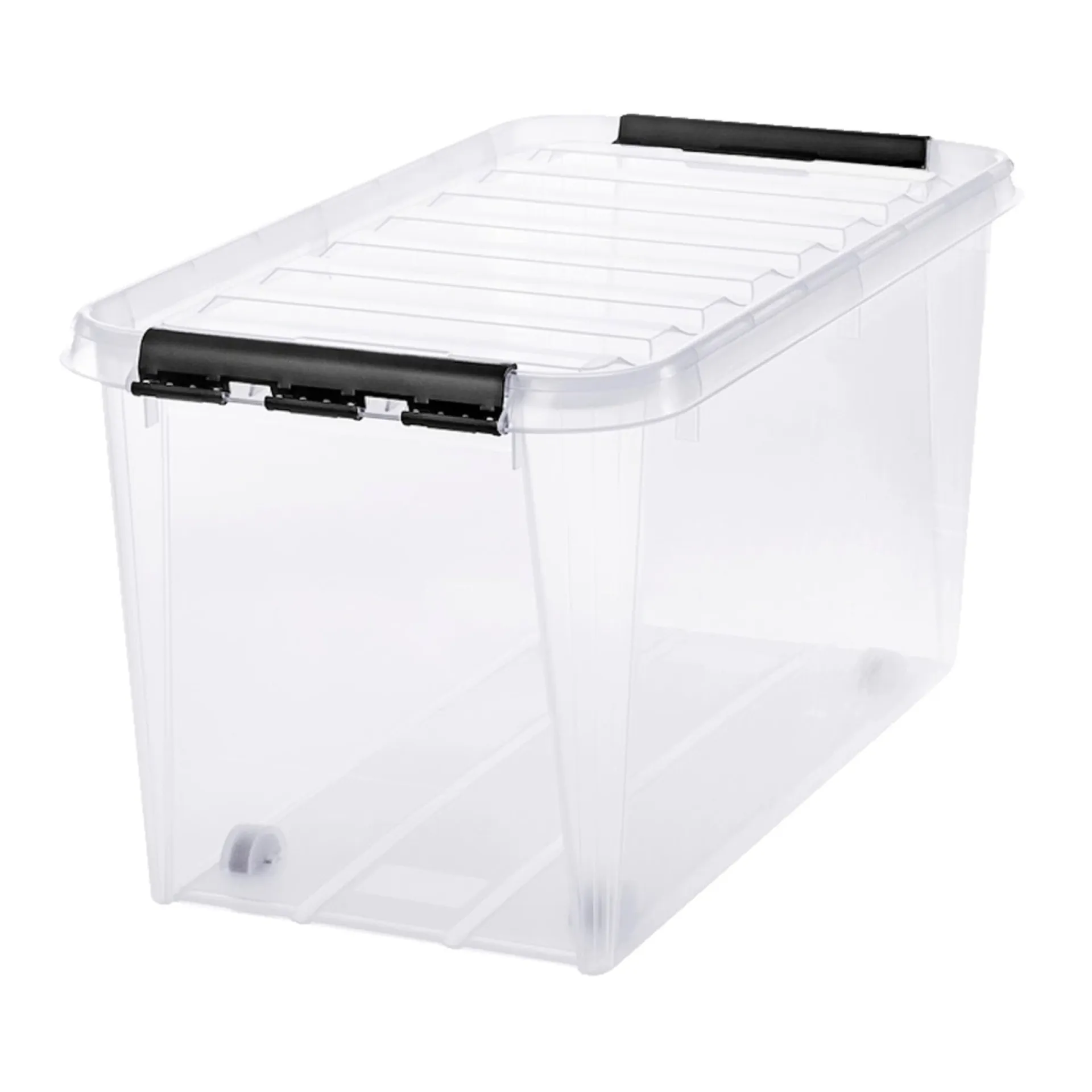 Online SmartStore CLASSIC 70 OPBEVARINGSKASSE M LÅG OG HJUL TRANSPARENT 70 L