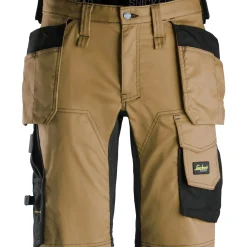 New Snickers Workwear 6141 SHORTS 50 BRUN/SORT