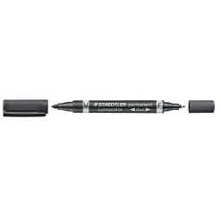 Hot Staedtler 348 DUO, FIN/MELLEM TUSCH SORT