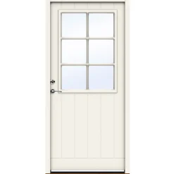 Outlet Swedoor ADVANCE-LINE CLASSIC BRAHMS ECO FACADEDØR 77 X 948 X 2115 MM V HVID
