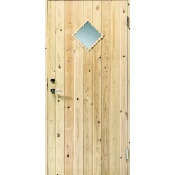 New Swedoor CLEVER-LINE M/GLAS UDHUSDØR 92 X 948 X 2050 MM VENSTRE