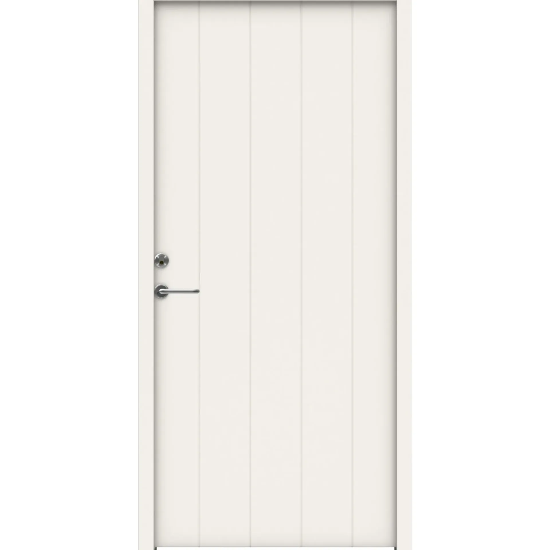 New Swedoor CLEVER-LINE P-100 3-PUNKTSLÅS FACADEDØR 59 X 948 X 2115 MM H HVID