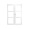 Online Swedoor CLEVER-LINE PURITY GW3L DOBBELT GLASDØR INKL. KARMSÆT 110 MM 15X21