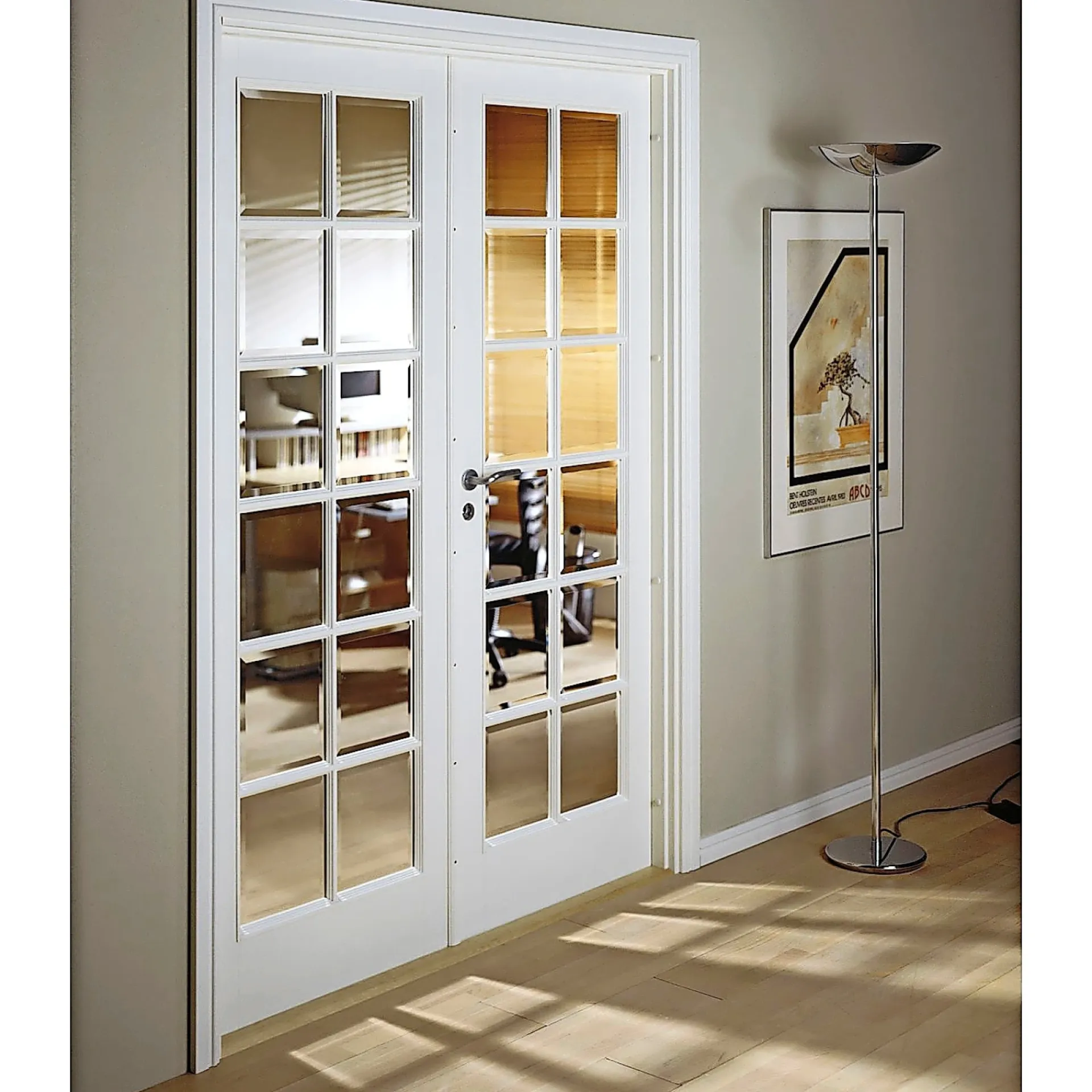 Outlet Swedoor CLEVER-LINE STYLE SP12 STÅENDE GLASDØR 9X21