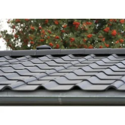 Discount Swisspearl STRUCTA (TOSCANA) FK FIBERCEMENTTAG SORT 6650 1175 X 625 MM