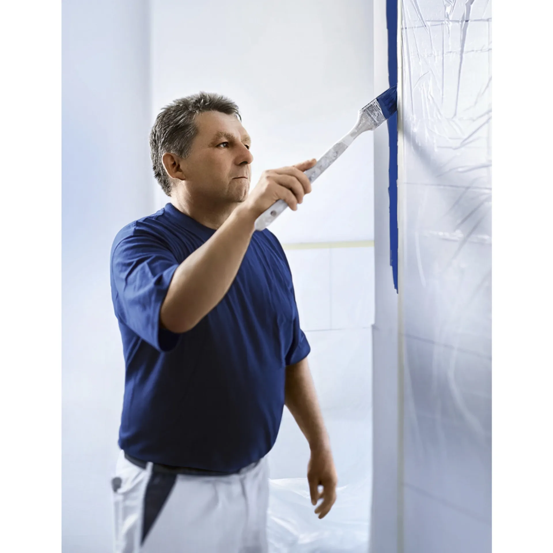 Clearance Tesa PROFESSIONAL EASY COVER REFIL MALERTAPE M/AFDÆKNING 17 M X2600 MM KLAR