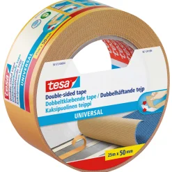 Hot Tesa UNIVERSAL P TÆPPETAPE 25 M X 50 MM HVID