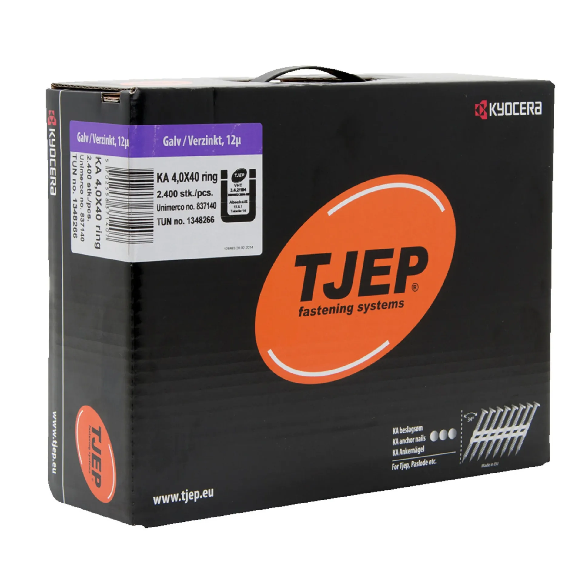 Clearance Tjep KA BESLAGSØM 40 MM VARMGALVANISERET 240 STK