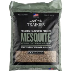 Clearance Traeger MESQUITE TRÆPILLER TIL GRILL 9 KG