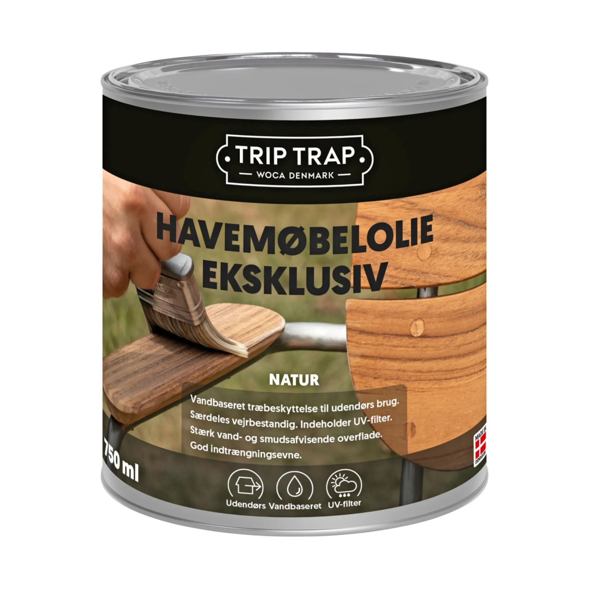 Clearance Trip Trap EKSKLUSIV HAVEMØBEL OLIE 0,75 L NATUR