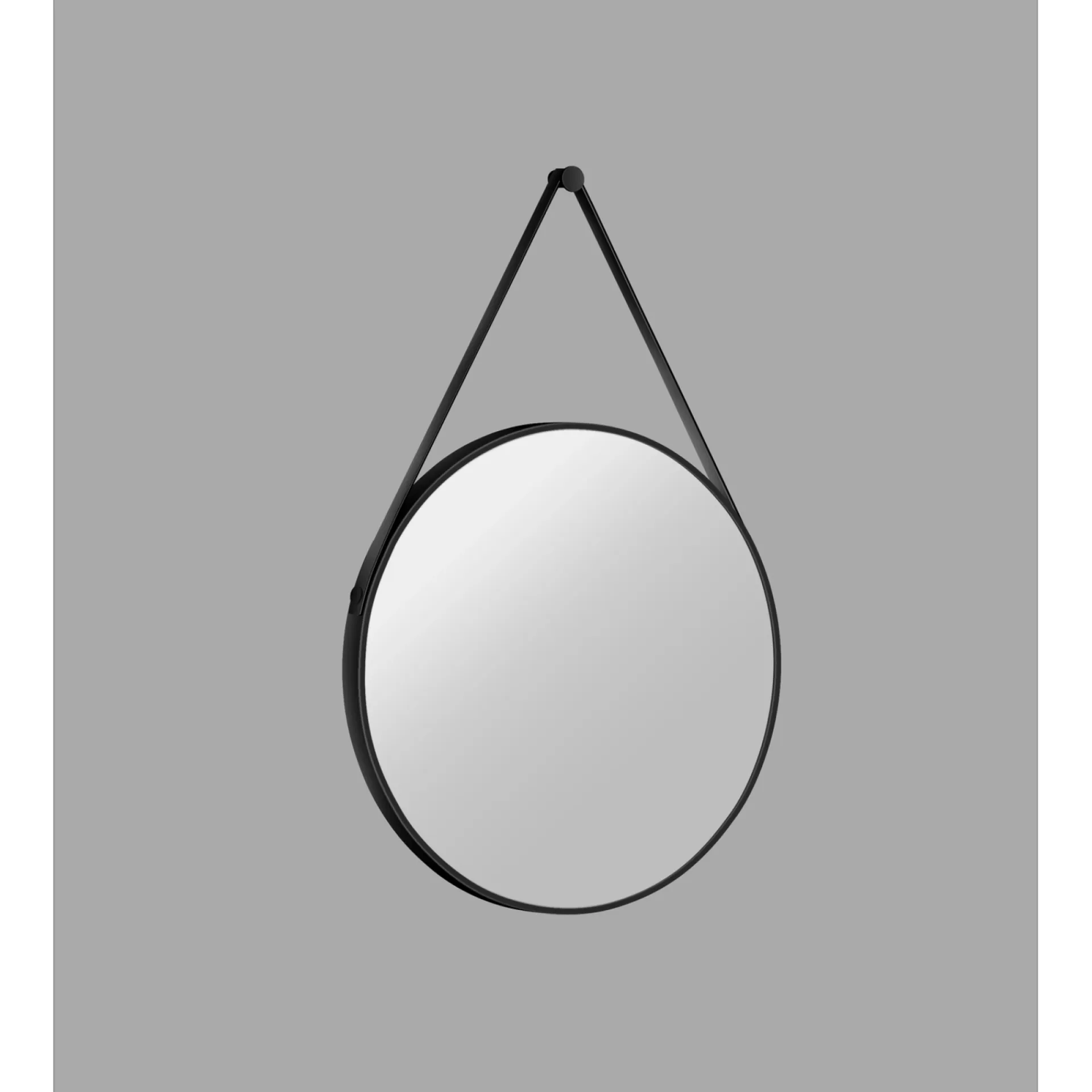 Best VASSO RIMINI RUNDT SPEJL Ø80 CM MAT SORT