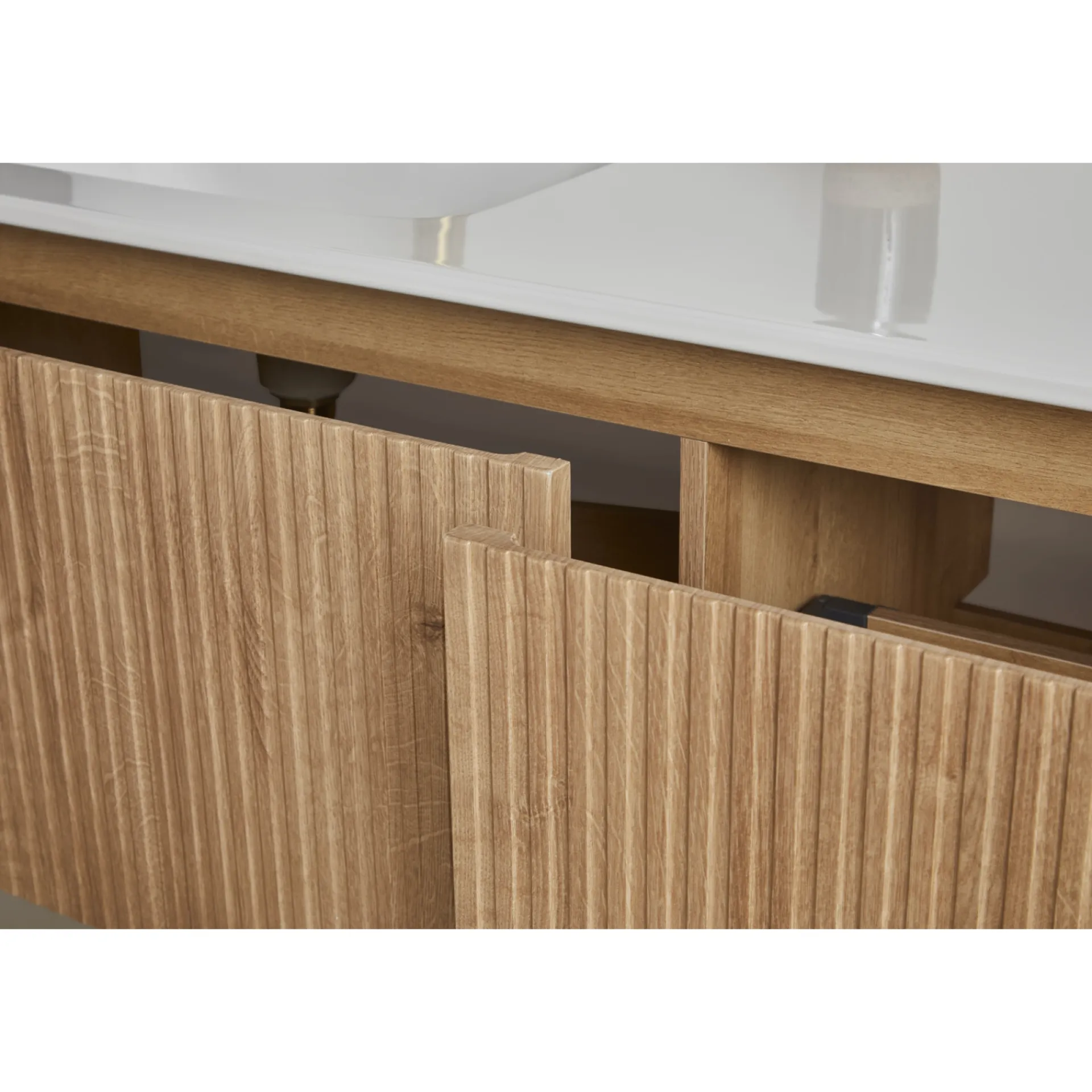 Outlet VASSO ROMA SOFTCLOSE BADMØBEL VARM EG 2 SKUFFER 120 CM