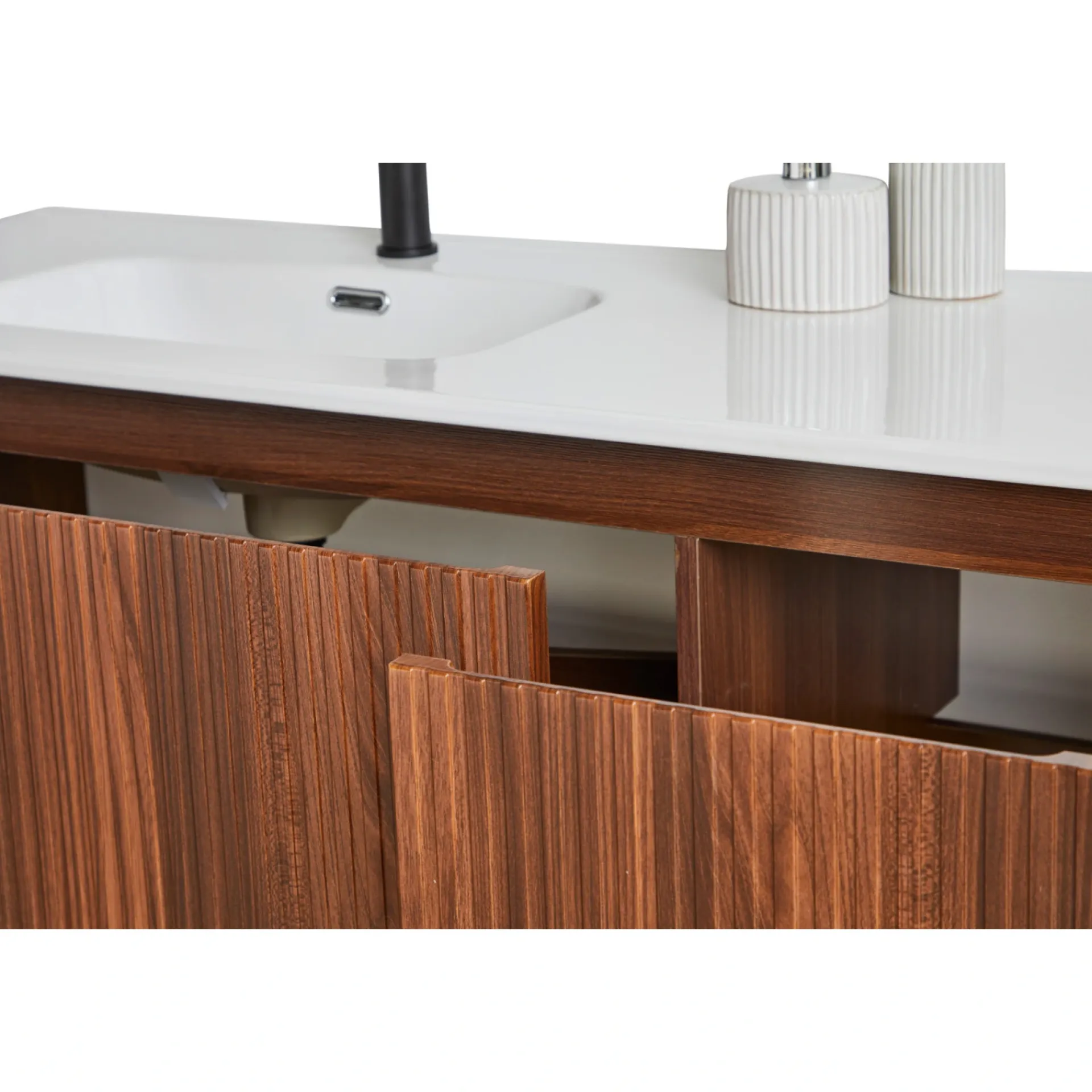Sale VASSO ROMA SOFTCLOSE BADMØBEL VALNØD 2 SKUFFER 120 CM