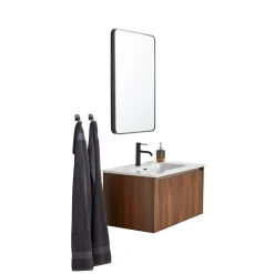 New VASSO ROMA SOFTCLOSE BADMØBEL VALNØD 1 SKUFFE 80 CM