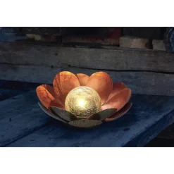 Sale Veli Line LOTUS SOLCELLE LAMPE METAL 10 CM