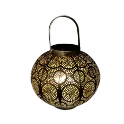 Sale Veli Line MARRAKECH SOLCELLE LANTERNE KOBBERFARVET 23 CM