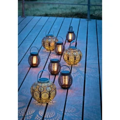 Sale Veli Line MARRAKECH SOLCELLE LANTERNE KOBBERFARVET 23 CM