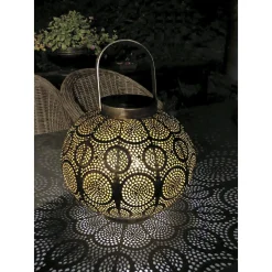 Sale Veli Line MARRAKECH SOLCELLE LANTERNE KOBBERFARVET 23 CM