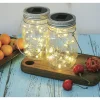 Hot Veli Line 2-PAK GLASKRUKKE SOLCELLE LAMPE KLAR 13,5 CM