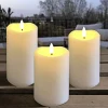 Outlet Veli Line 3-PAK HVIDE Ø7,5 X 10 + 12,5 + 15 CM LED BLOKLYS