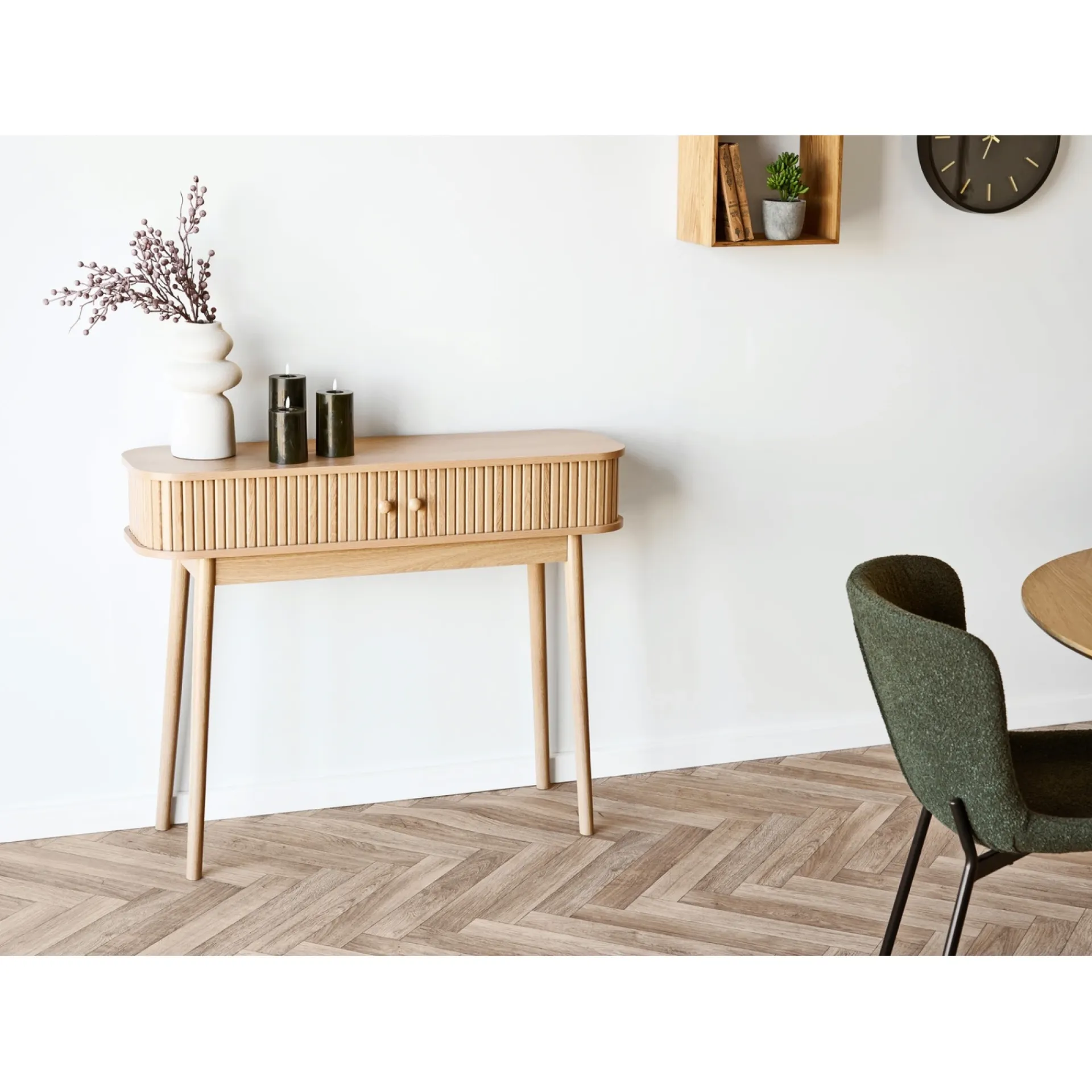 Outlet Veli Line 3-PAK OLIVENGRØNNE Ø 7,5X10+12,5+15 CM LED BLOKLYS