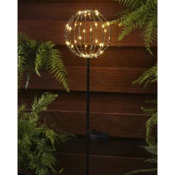 Clearance Veli Line SOLCELLE KUPPEL SORT 75 CM