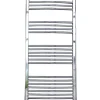 New VVS Trading BUET HÅNDKLÆDETØRRER, CENTRAL- OG FJERNVARME KROM 60 X 120 CM