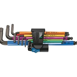 Best Wera 950/9 MULTICOLOUR HF1 STIFTNØGLESÆT 1,5-10 MM 9 DELE