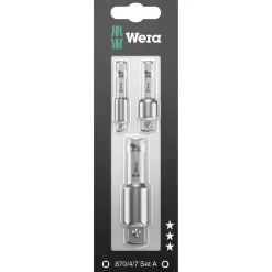 Outlet Wera TOPNØGLEINDSATS 1/2"X75 MM 3 STK