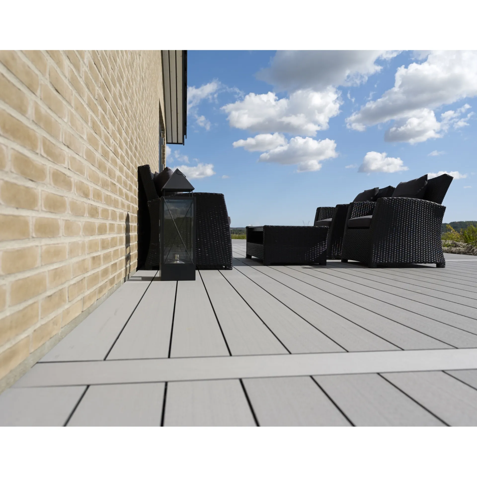 New Wimex FUR CLASSIC TERRASSEBRÆT 23 X 146 X 3600 MM GRÅ
