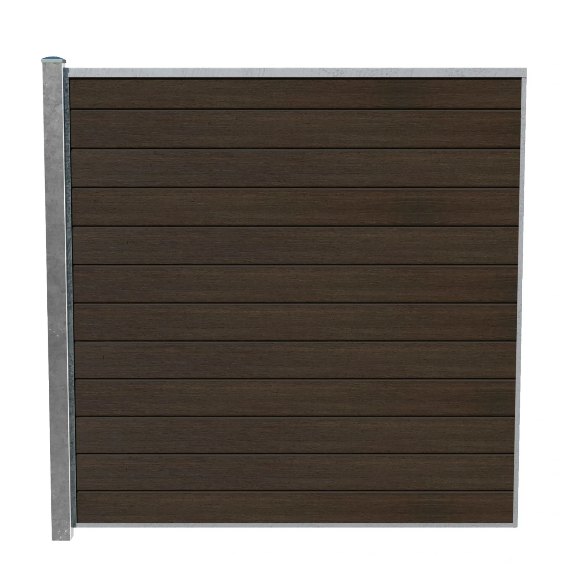 Sale Wimex LIVØ PRIME V-PROFIL HEGNSFAG MATBRUN 189.50 X 180 CM