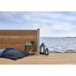 Clearance Wimex TREND V-PROFIL HEGNSFAG THERMOBEHANDLET GRAN 189.30 X 180 CM