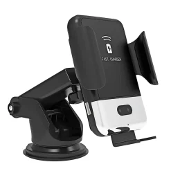 Sale Work>it SMARTPHONEHOLDER MED TRÅDLØS OPLADNING HOLDER SORT 122X86X107 MM