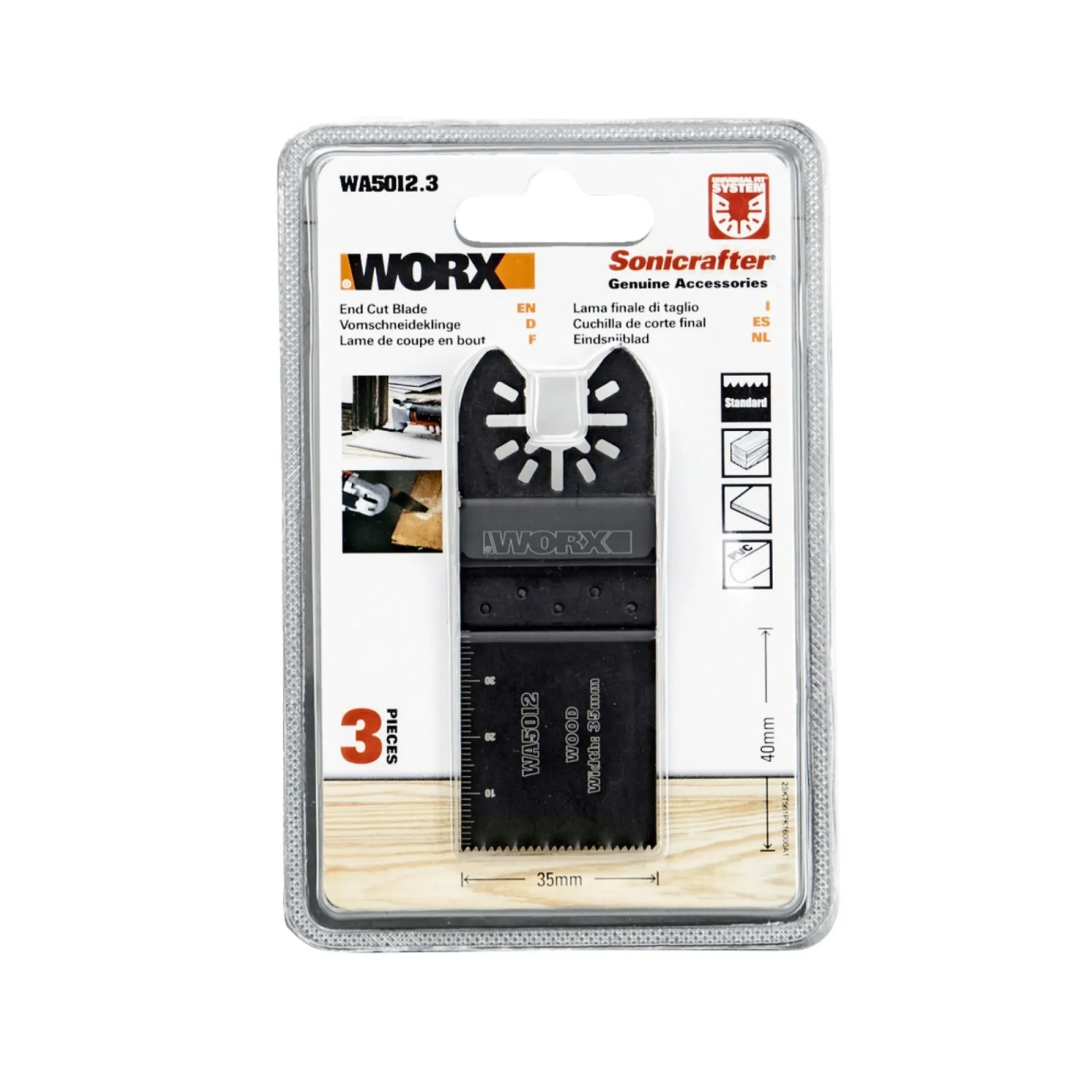 Worx WA5012.3 KLINGE 3 STK